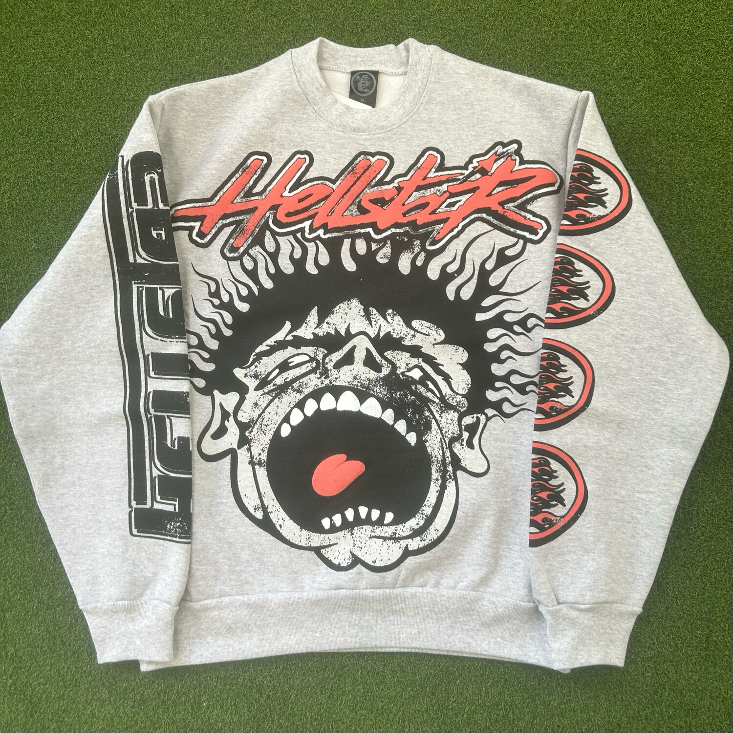 Hellstar Heaven Sounds Crewneck (Grey)