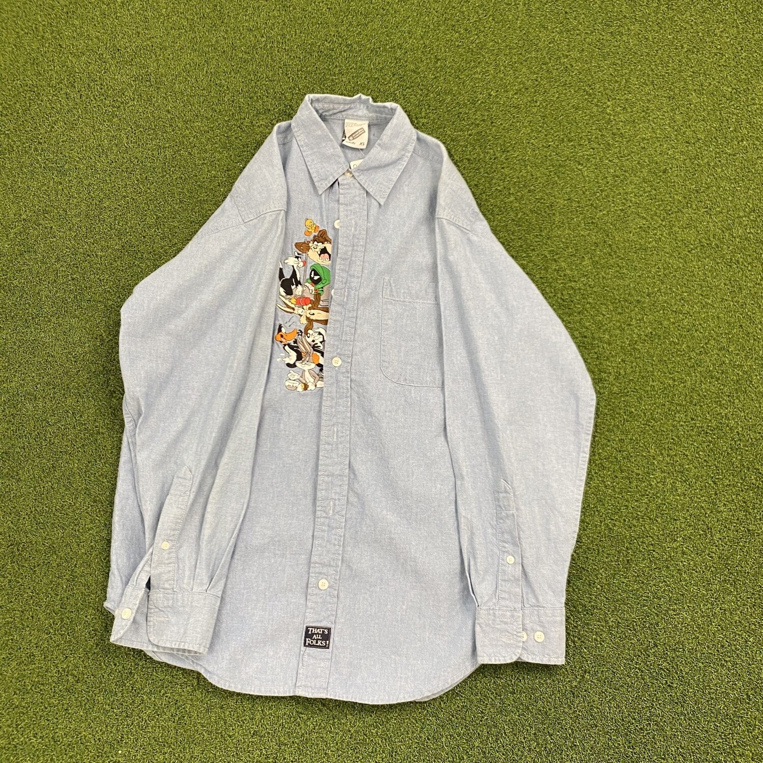 Warner Bros Jean Button Up