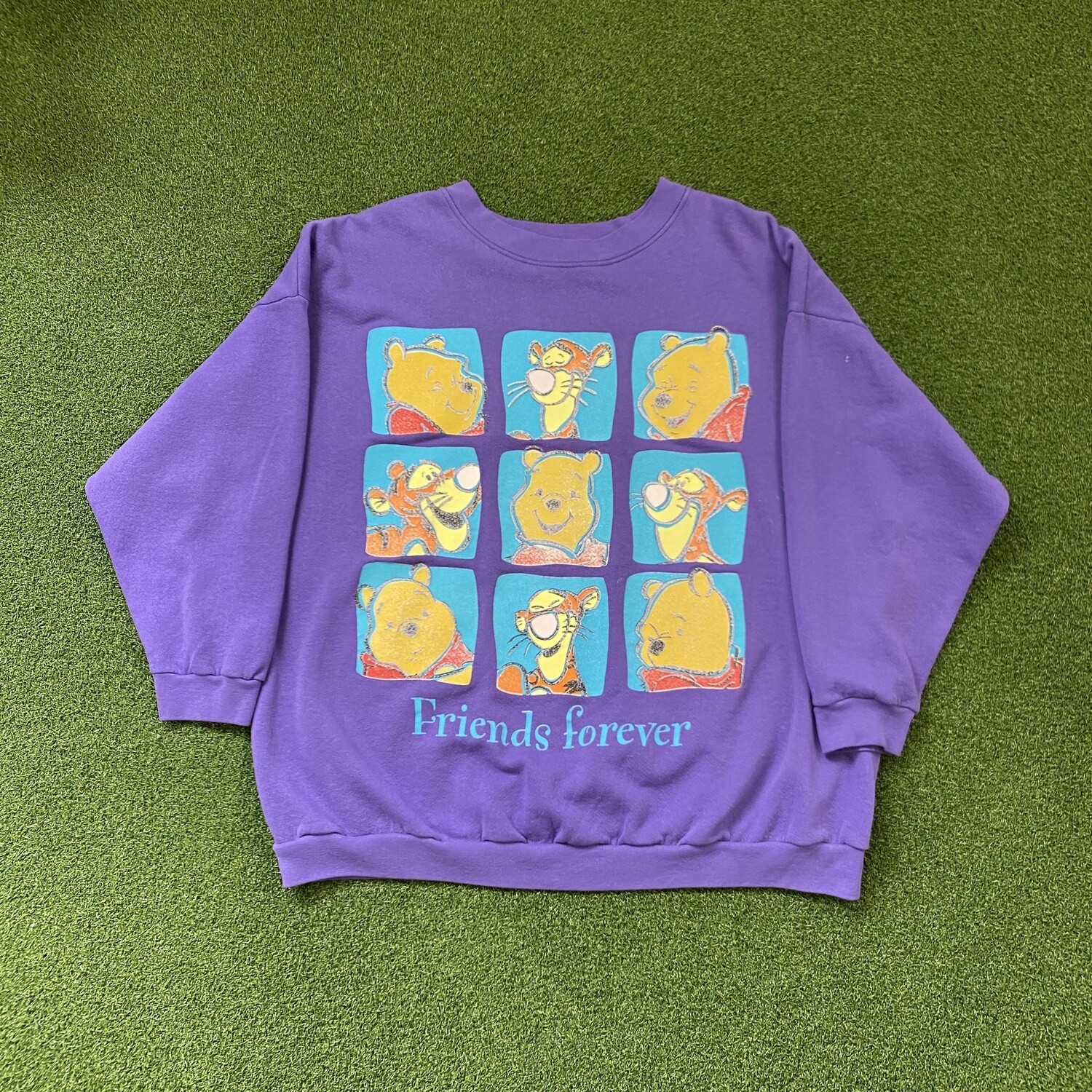 Pooh Bear &amp; Tiger Friends Forever Crewneck