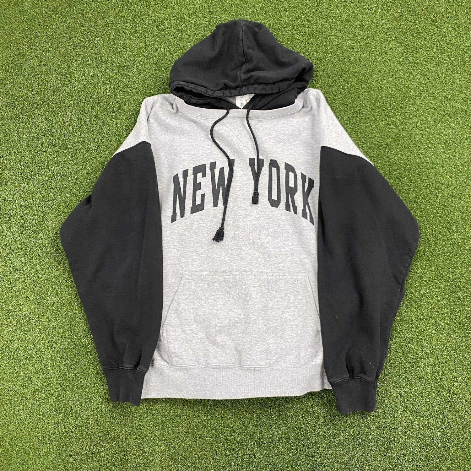 NY Black &amp; Grey Hoodie