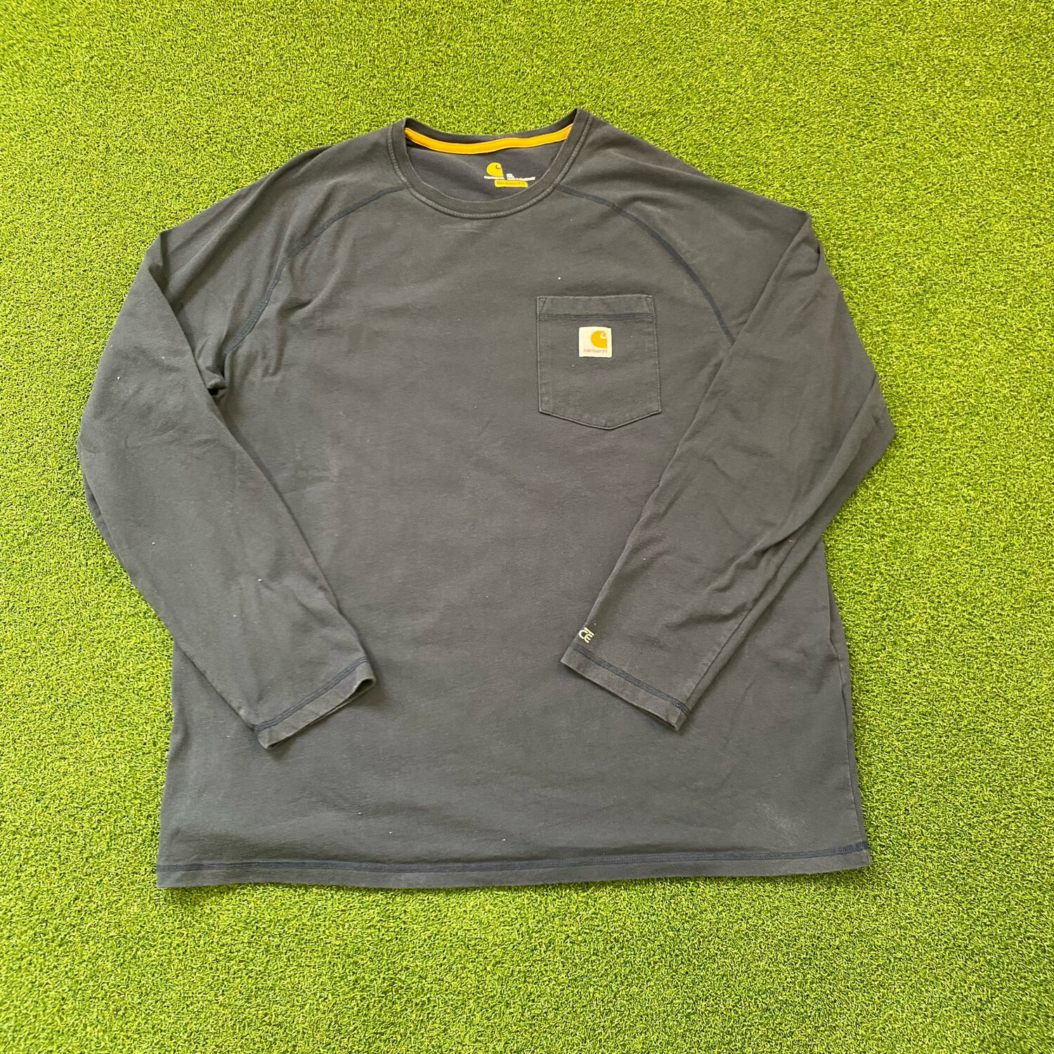 Navy Blue Carhartt Longsleeve Vintage Tee