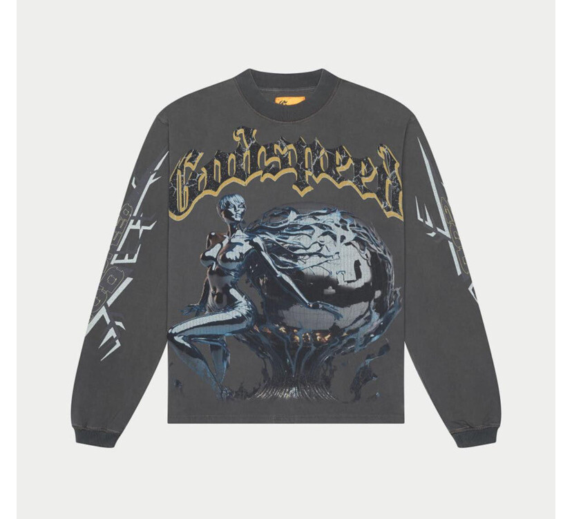 GODSPEED Chrome Seduction Long Sleeve T-Shirt (Vintage Grey)