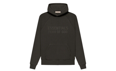 Essentials Off Black Hoodie