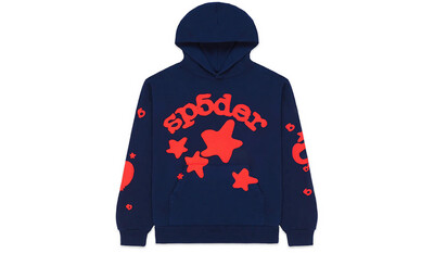 Sp5der Beluga Hoodie Navy