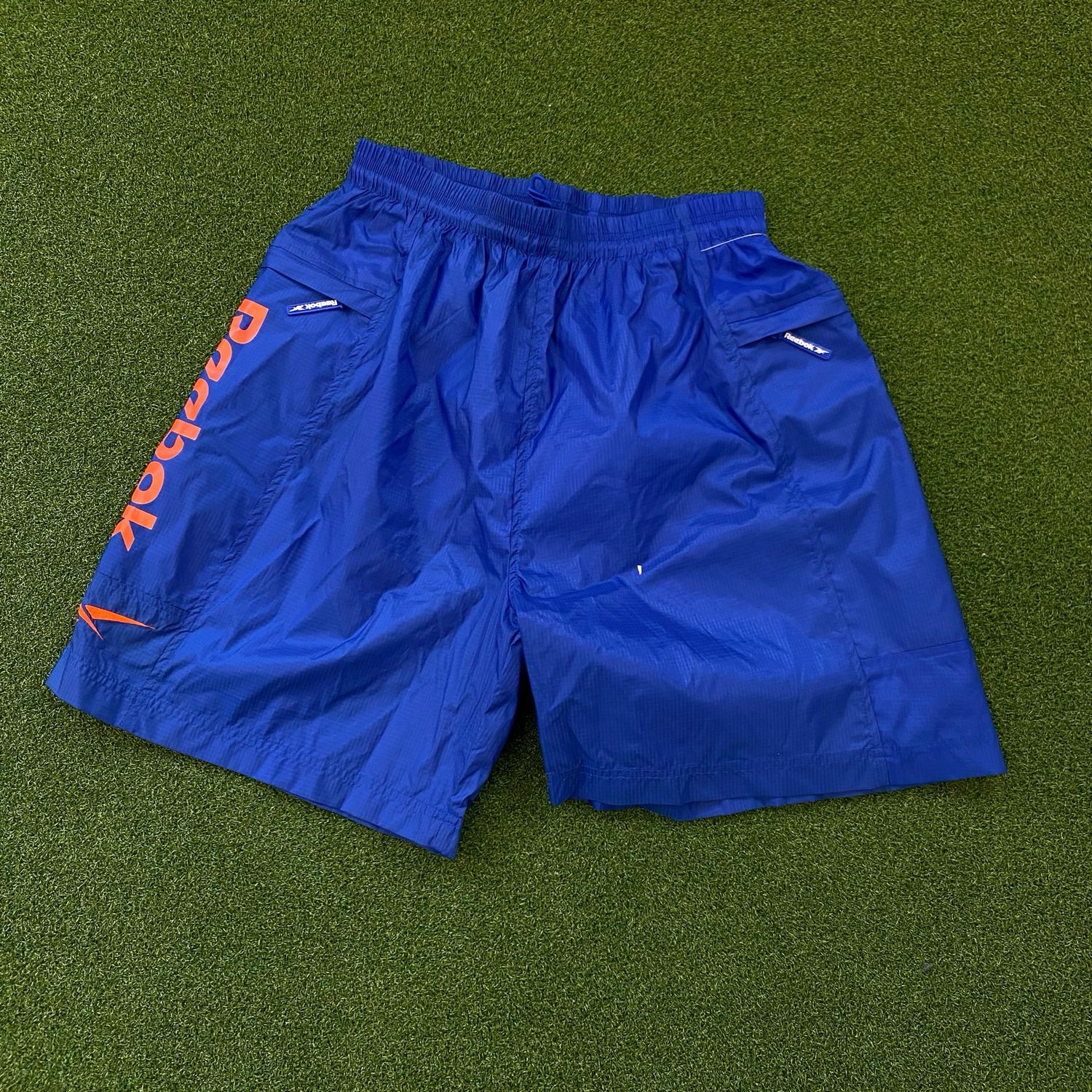 Reebook Blue Vintage Swim Trunks