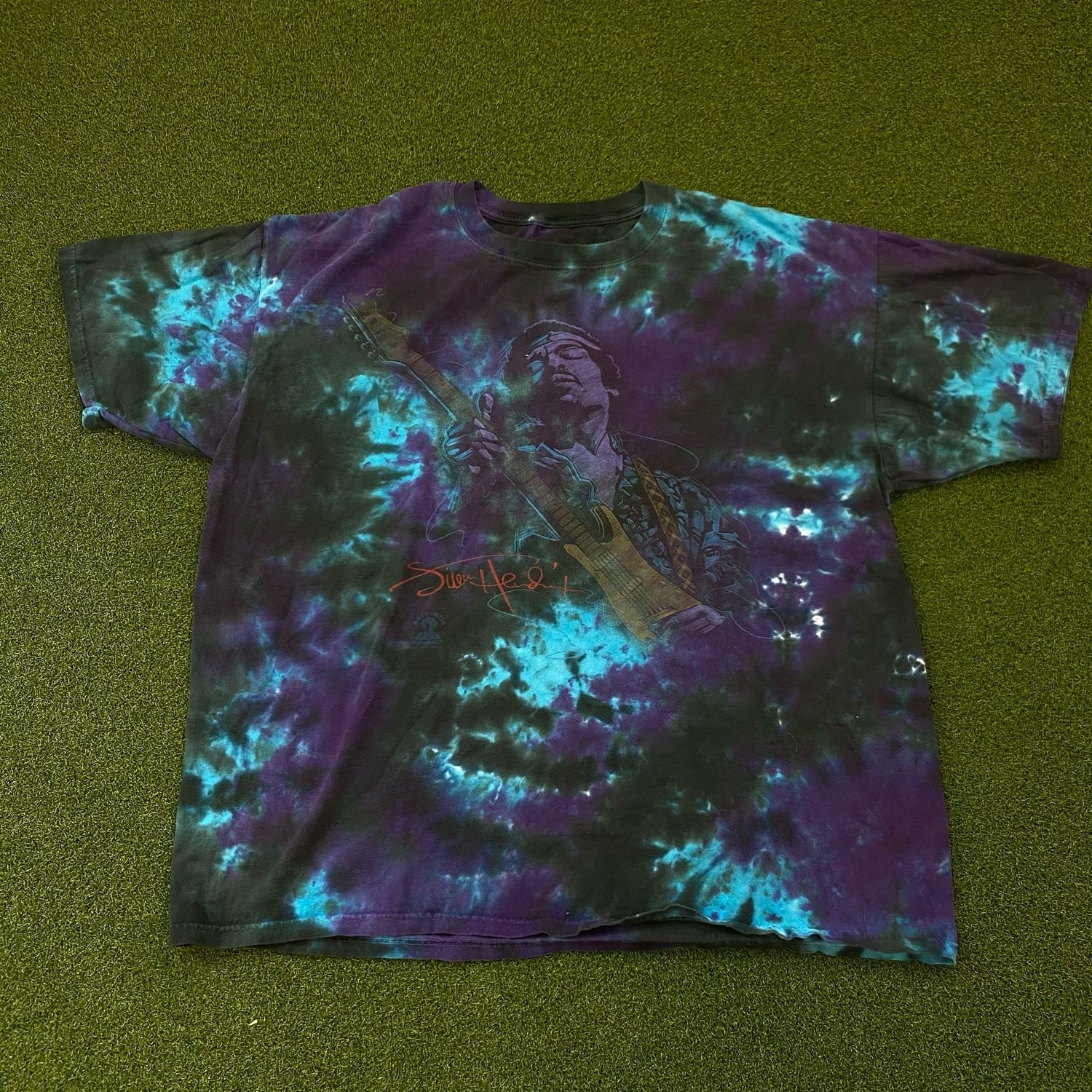 Guitar Tie Dye Vintage Tee