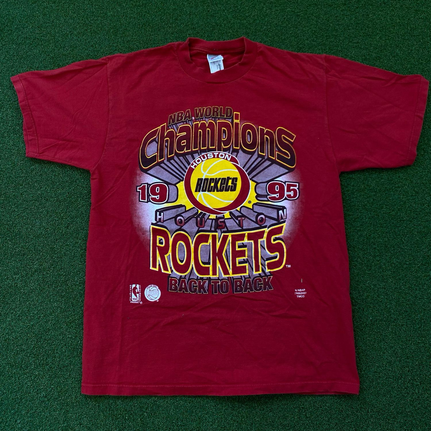 Rockets 1995 NBA Championship Vintage Tee