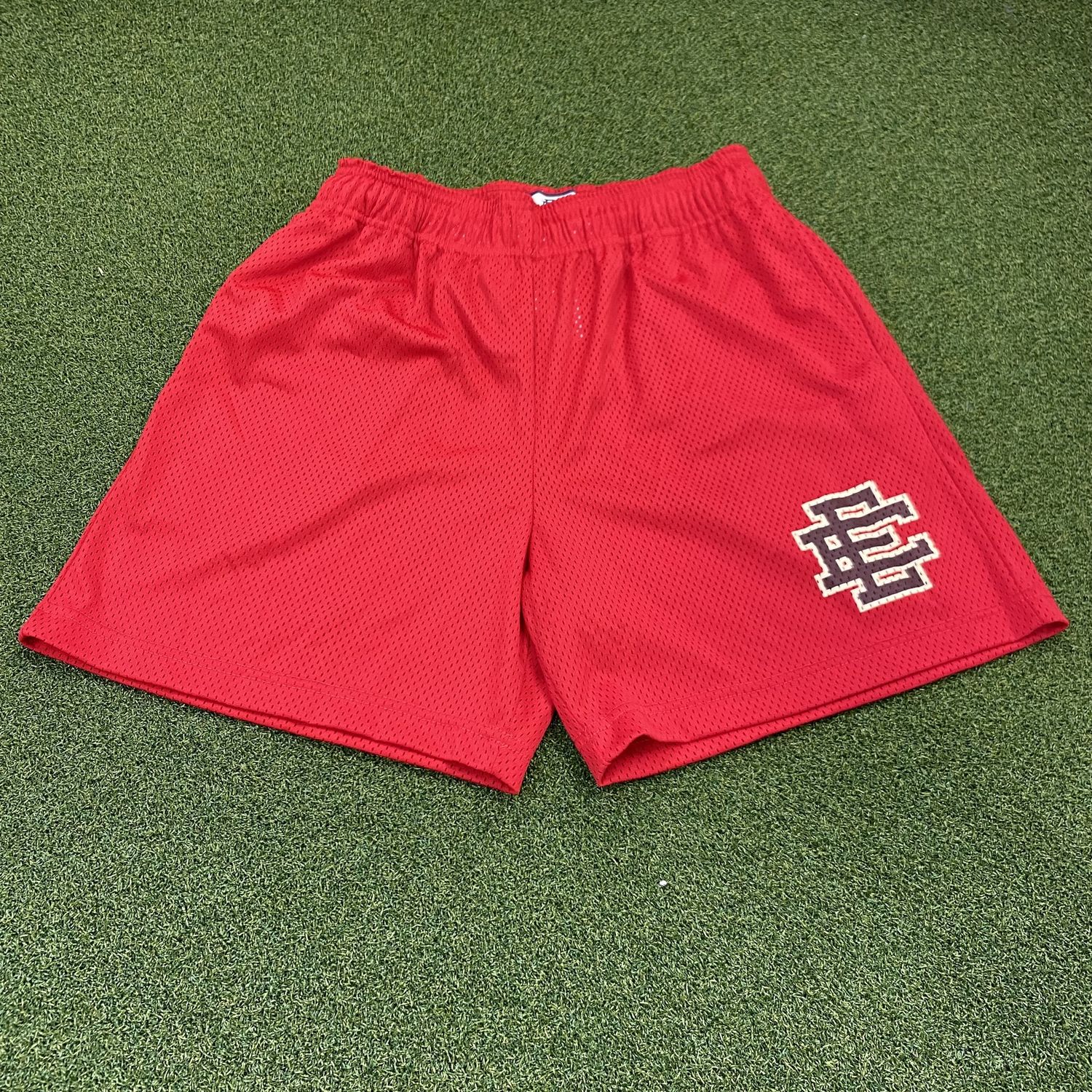 EE Shorts (Red/Brown Logo)
