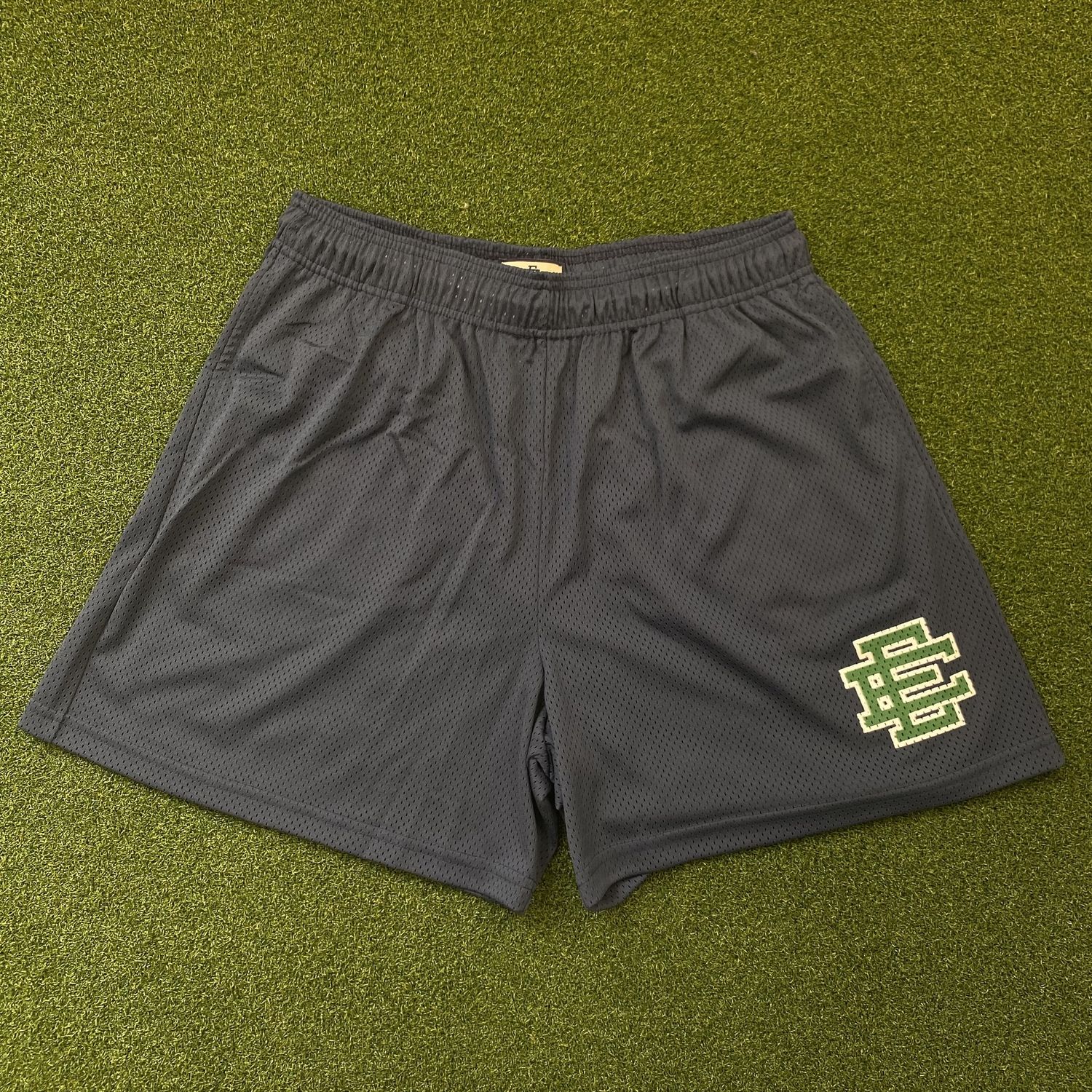 EE Shorts (Navy/Green Logo)