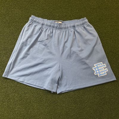 EE Shorts (Carolina Blue / Off White Logo)