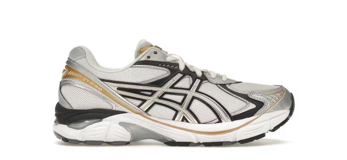 Asics GT-2160 Cream Pure Silver Gold