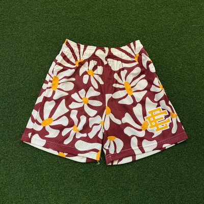 EE Shorts (Red/Daisies)