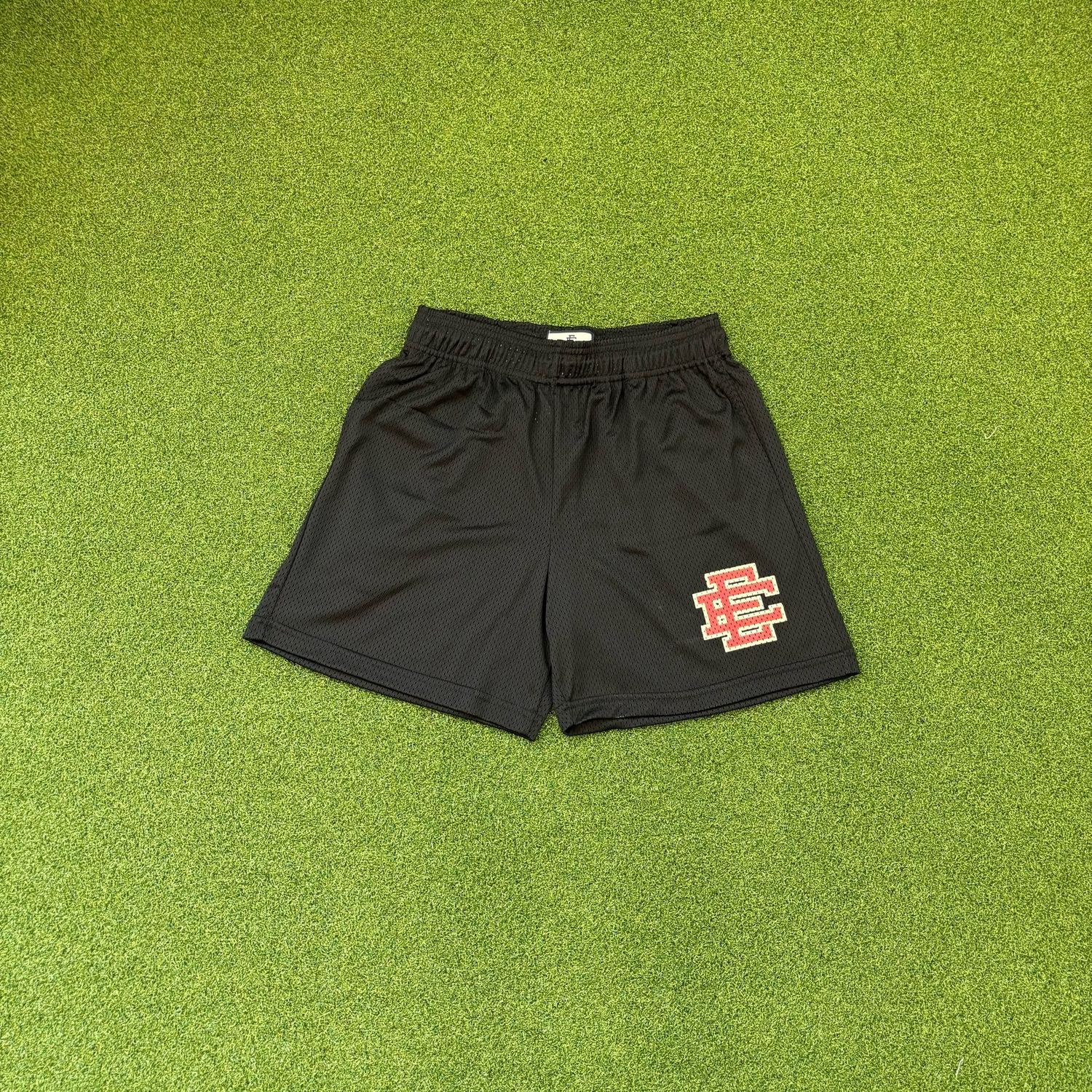 Eric Emanuel Core Mesh-Jet Black Varsity Red