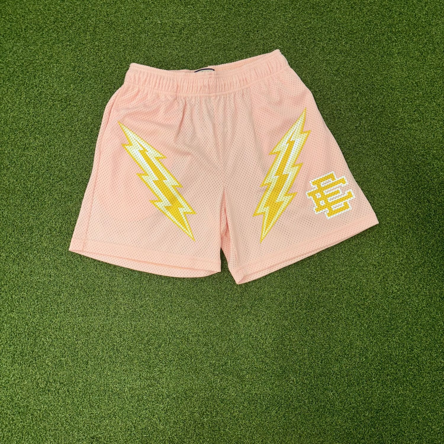 EE Shorts (Pink/Yellow Bolt)