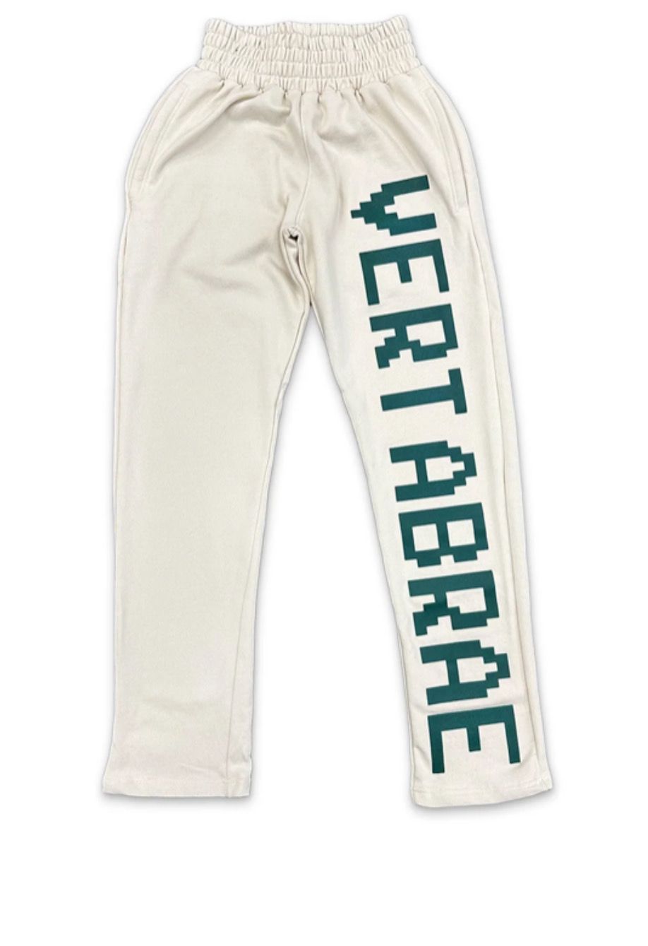 VERTABRAE Sweatpants Cream Green