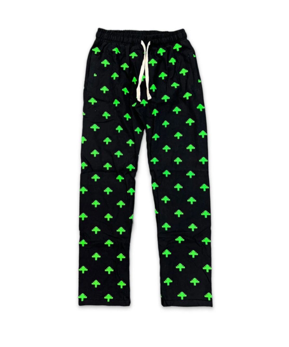VERTABRAE EVERYDAY PANTS (Black/Neon Green)