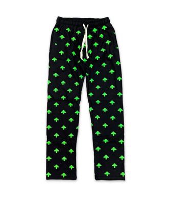 VERTABRAE EVERYDAY PANTS (Black/Neon Green)