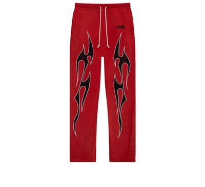 Hellstar Flame Sweatpants (RED)