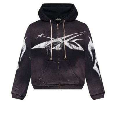 Hellstar Halloween Spiderweb Sport Logo Zip Up