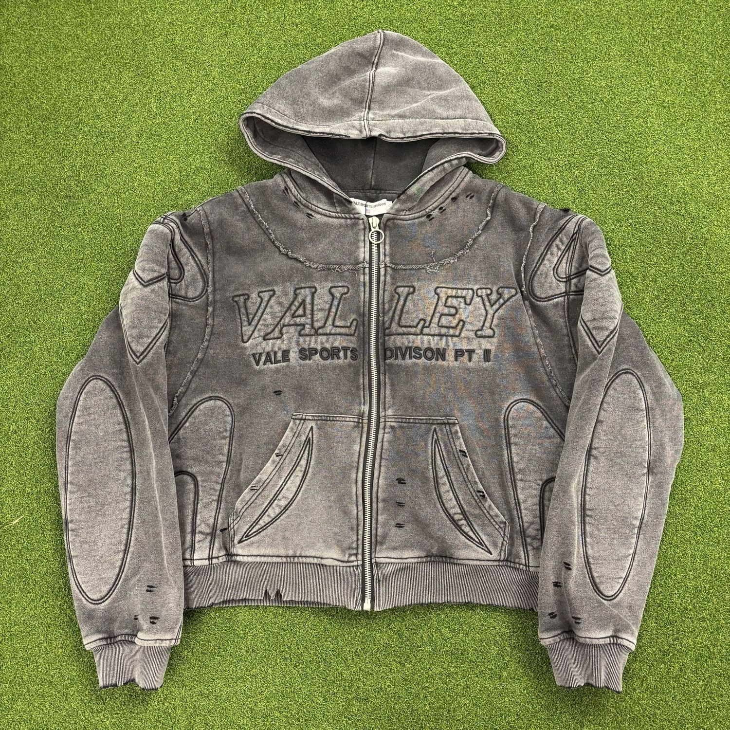 Vale Black Armor Zip Up Hoodie