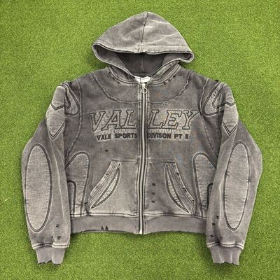 Vale Black Armor Zip Up Hoodie