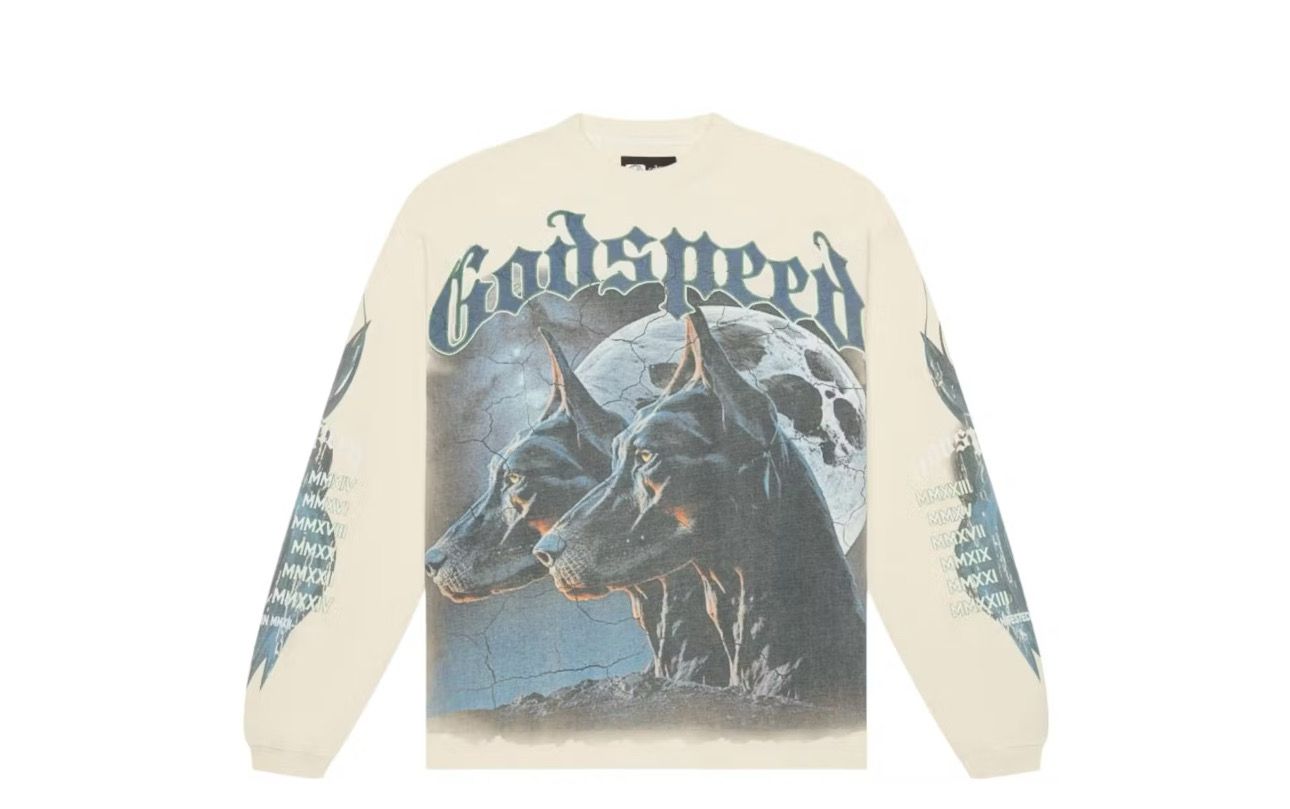 Godspeed F.T.D Long Sleeve Tee ( Bone)