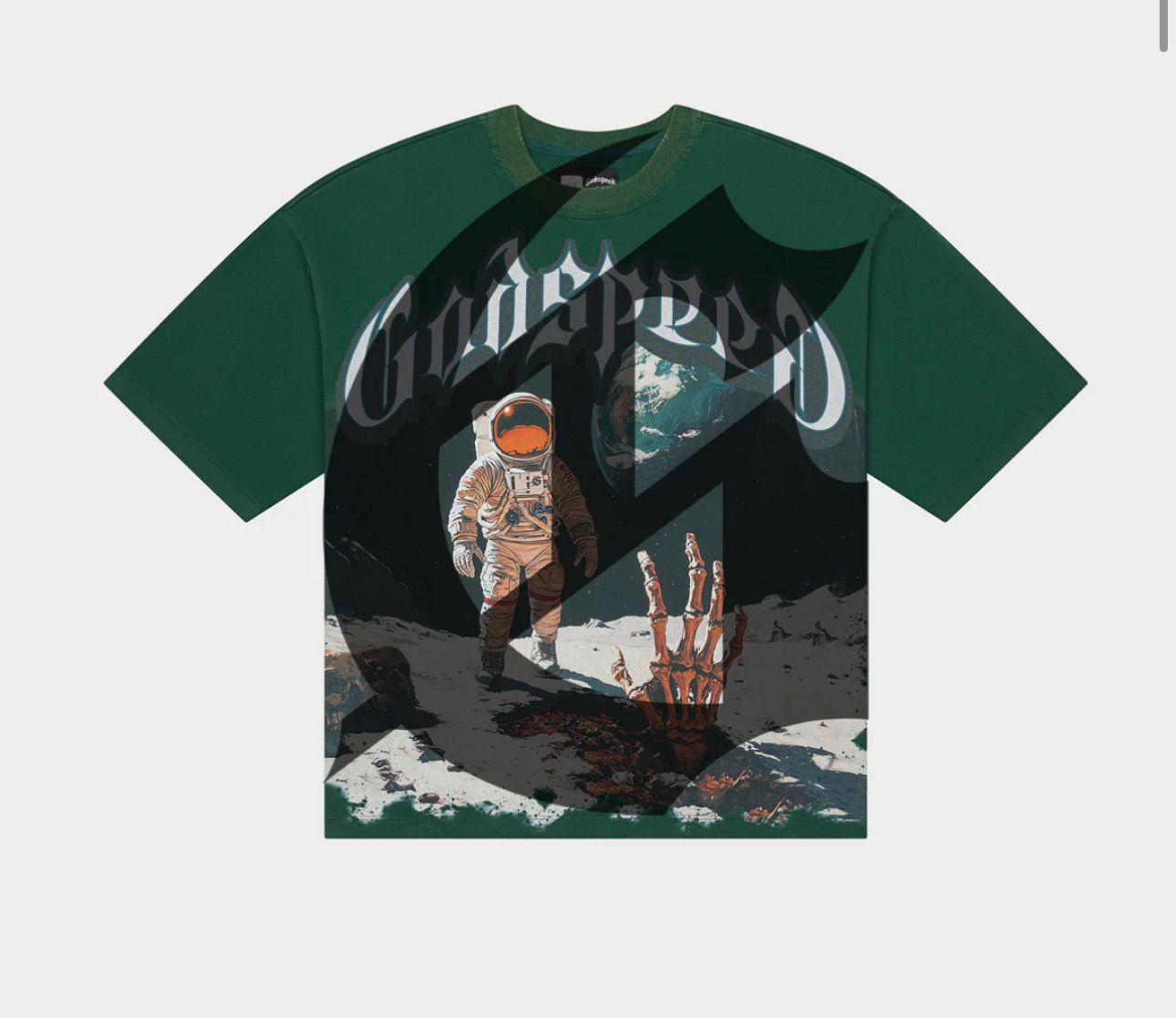 Godspeed First Contact Tee (Emerald wash)