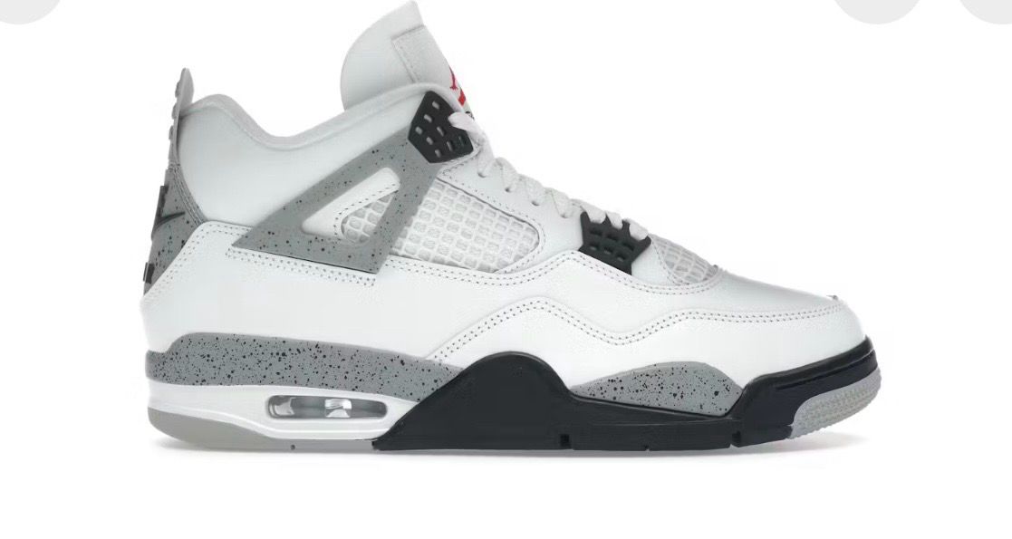 Jordan 4 White Cement