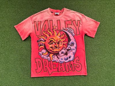 Vale Thrashed Sun Red Tee