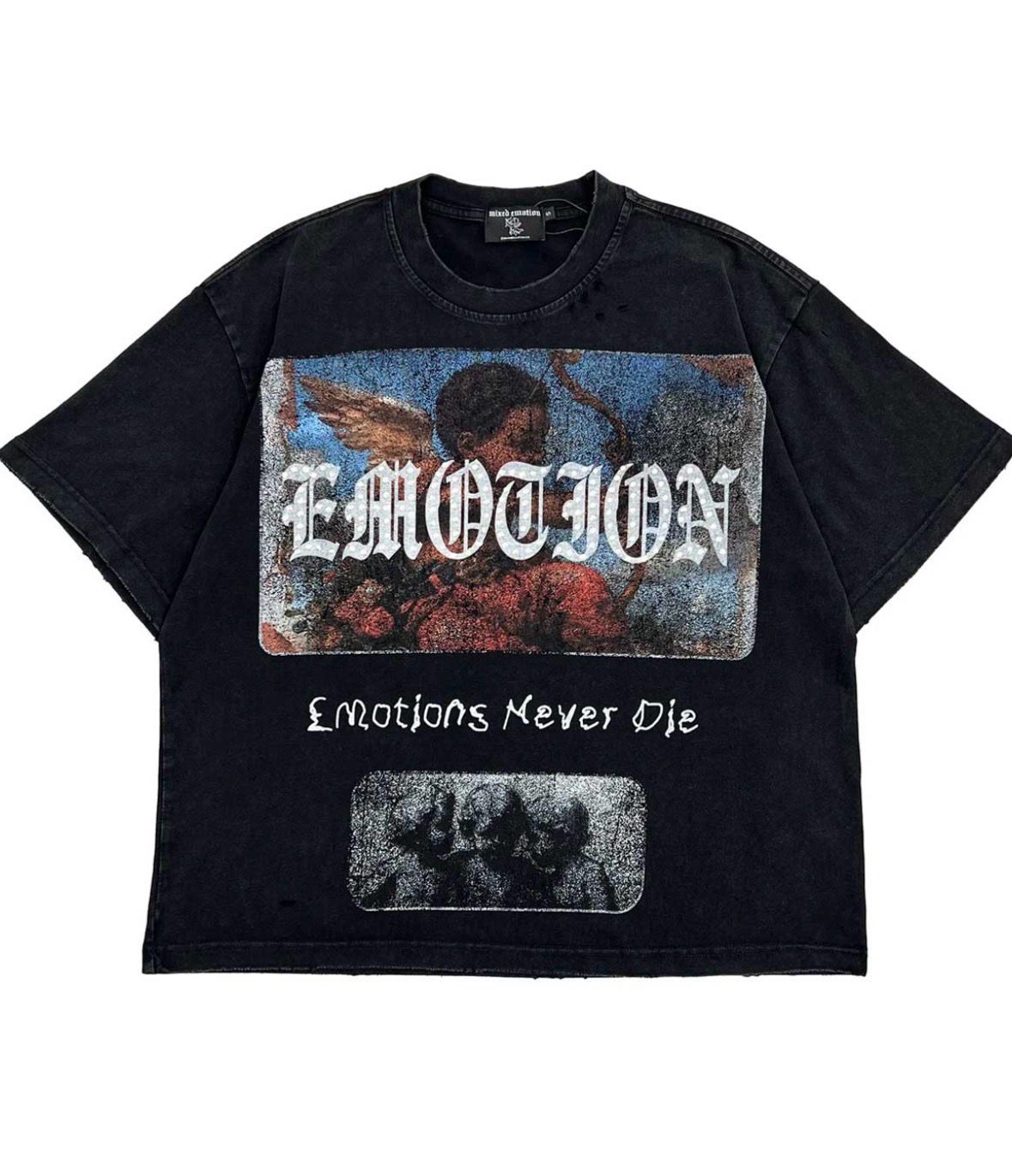 Mixed Emotions Angel Tee (Black)