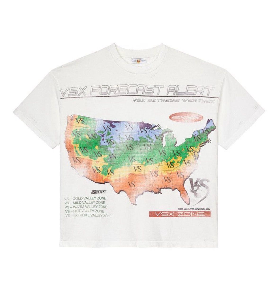 Vale Forecast Alert Tee (White)