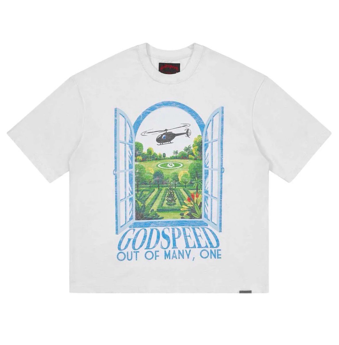 Godspeed Helipad Dreams Tee White