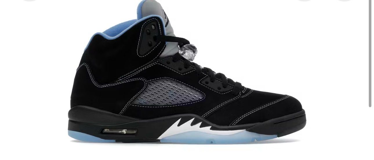 Jordan 5 Black Carolina