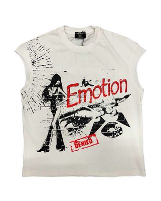 Mixed Emotion Starboy Sleeveless Tee (White)