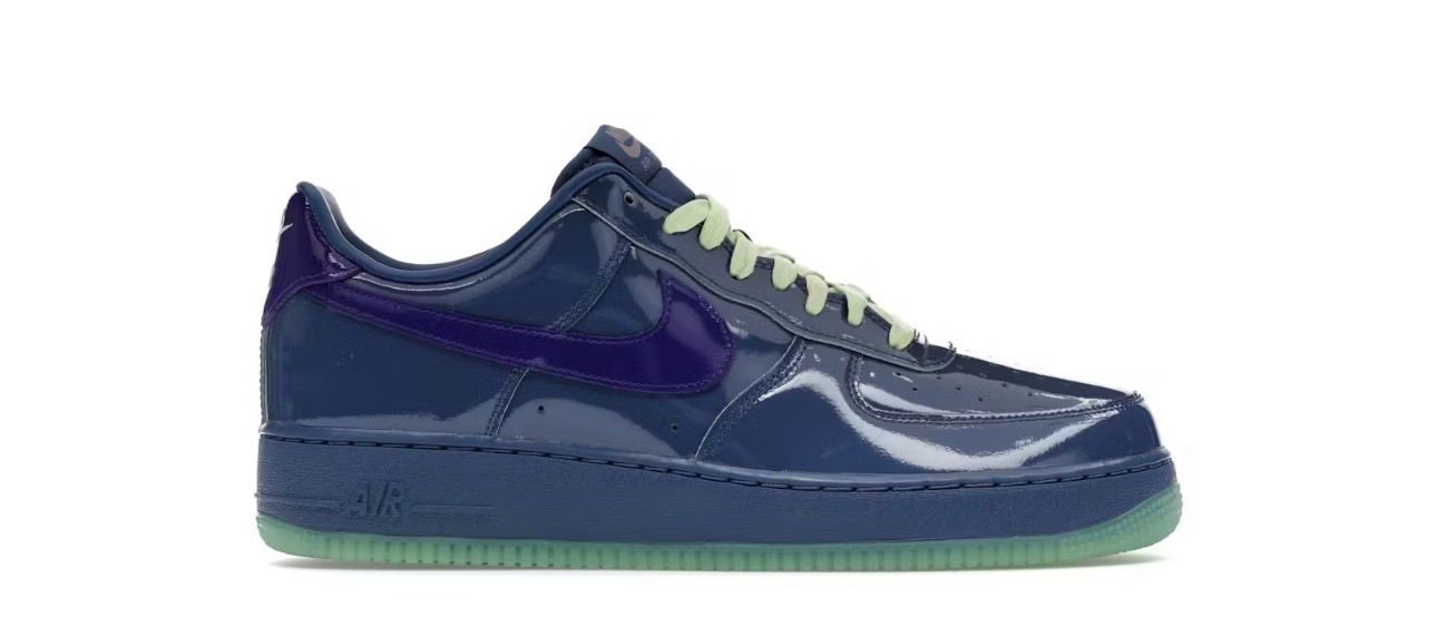 Nike AF1 Patent Mystic Navy Grape Ice