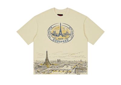 Godspeed Paris Skyline Tee