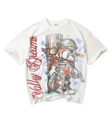 Vale Excuse Me F*ck You Rhinestone Shirt White Tee