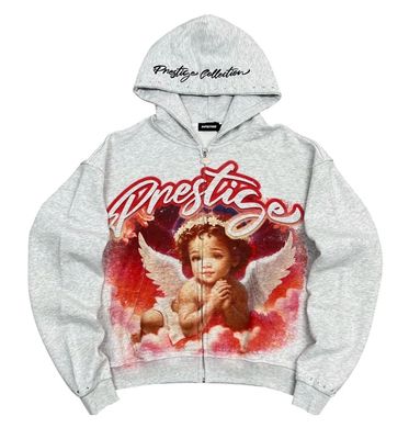 Prestige Grey/Red Hoodie