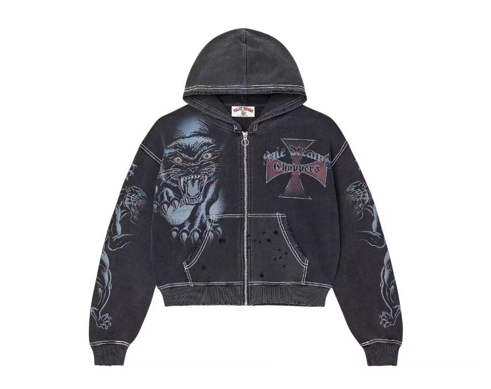 Vale Forever Hardy Boyz Zip Up Hoodie Black