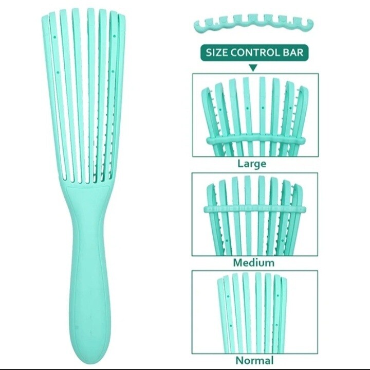 Soft detangling brush for black natural hair