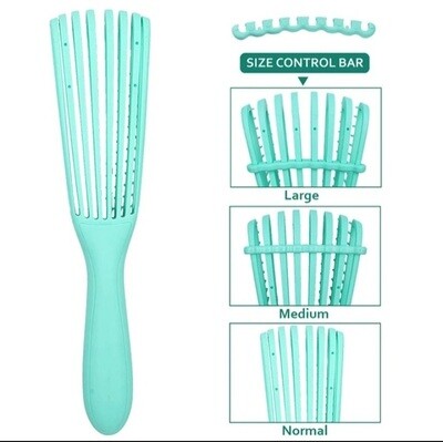 Soft detangling brush for black natural hair