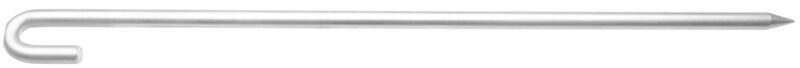 Zelthering Haken Hering 25 cm lang 6 mm Durchmesser.Edelstahl gehärtet hochglänzend und glatt.