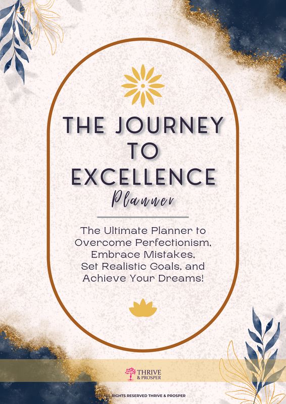 The Journey to Excellence Planner