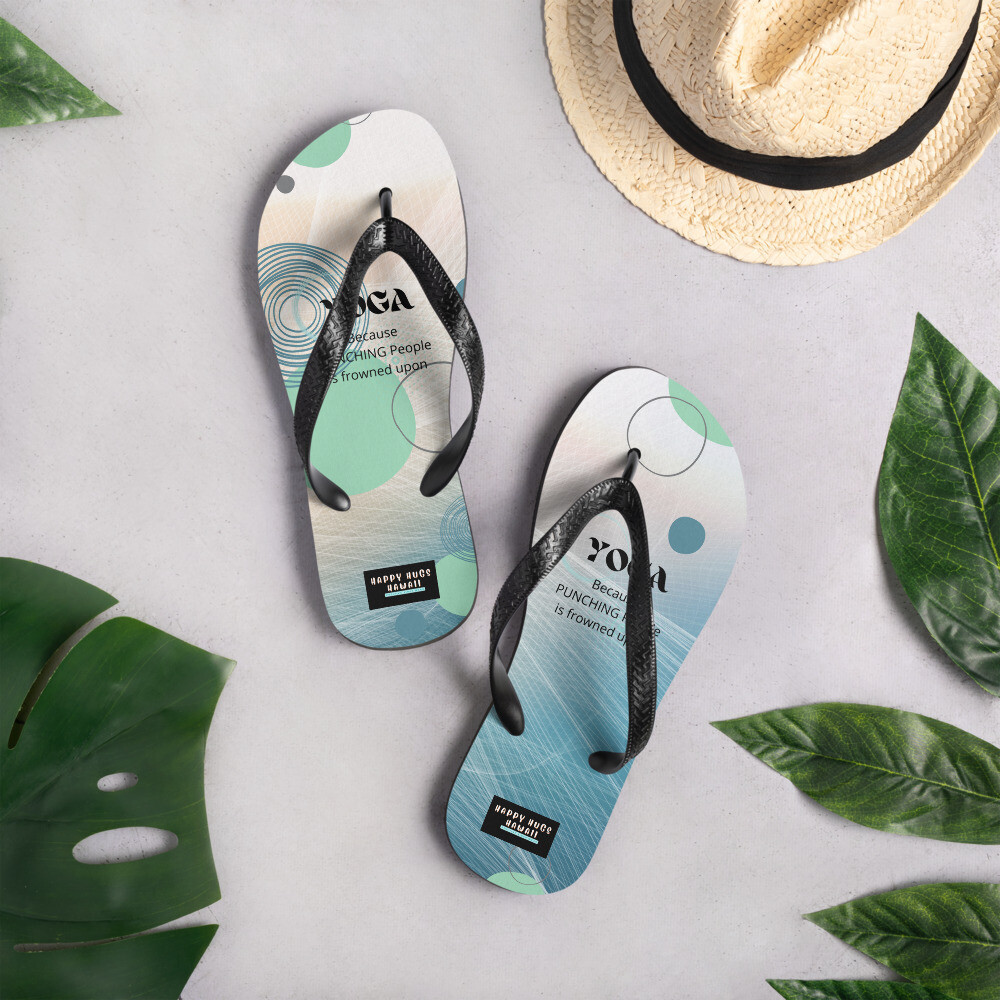 YOGA Print Flip-Flops