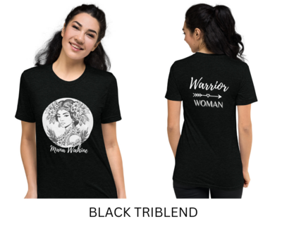 Mana Wahine-Warrior Woman Short Sleeve T-Shirt
