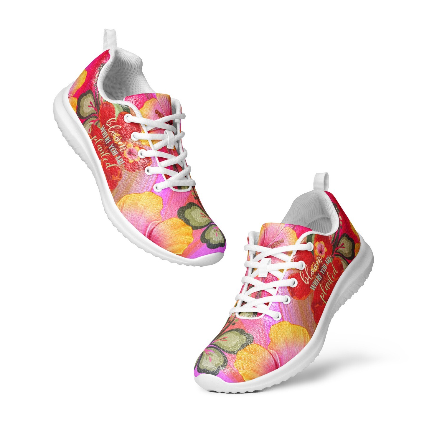 Bloom Where You Are Planted Women’s Athletic Shoes