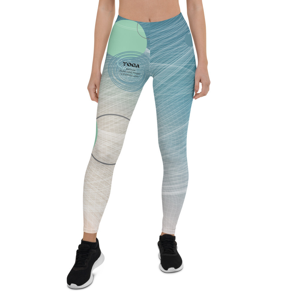 Yoga Geometric Print Leggings