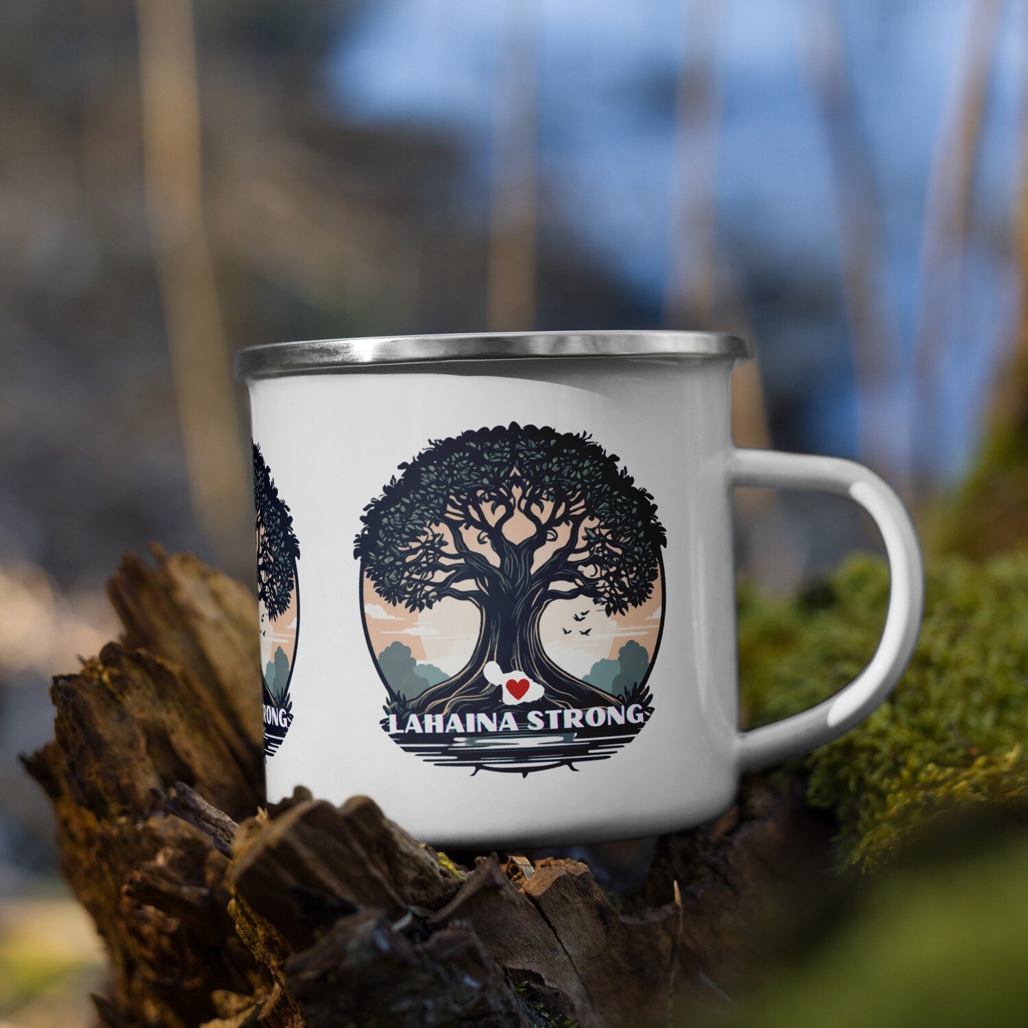Lahaina Strong Enamel Mug