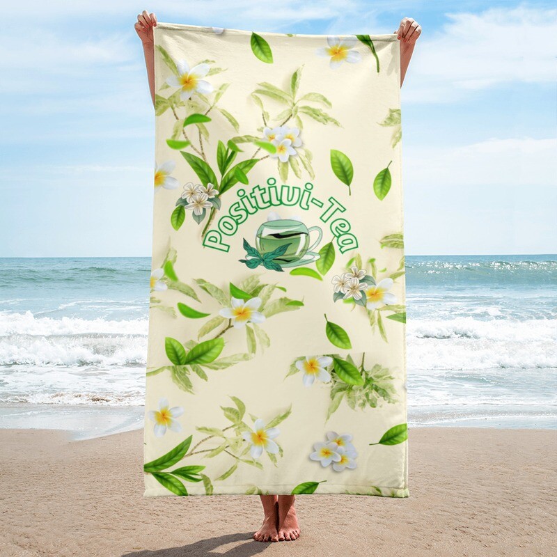Positivi-Tea Beach Towel