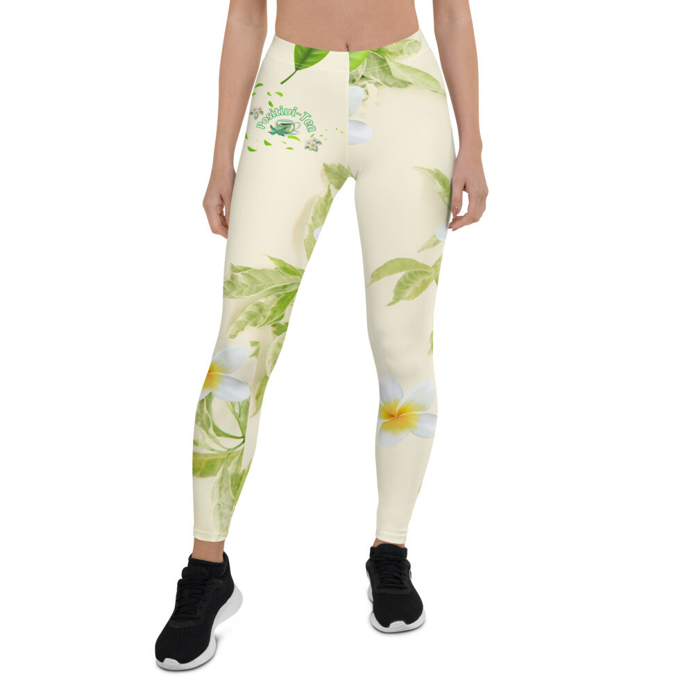 Positivi-Tea Floral Leggings